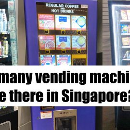 How many vending machines are there in Singapore?